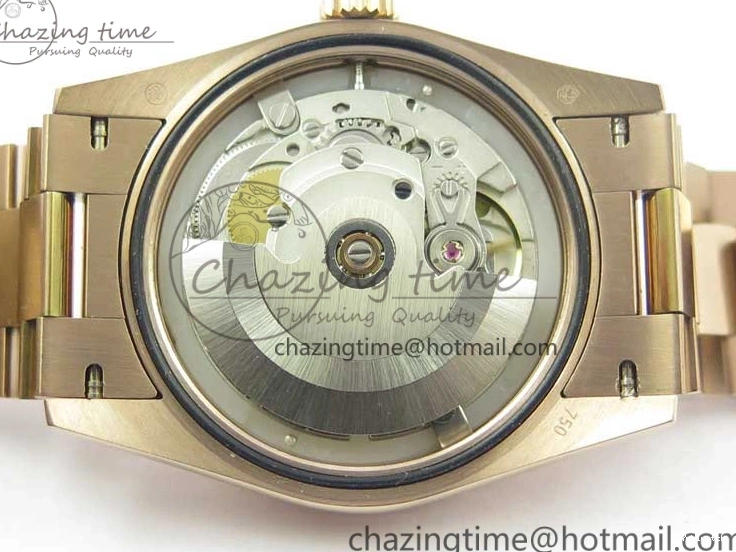 Day-Date Dial President RG on 128239 MOP Best Bp Edition Maker White Crystral Markers 36 Bracelet RG 0715